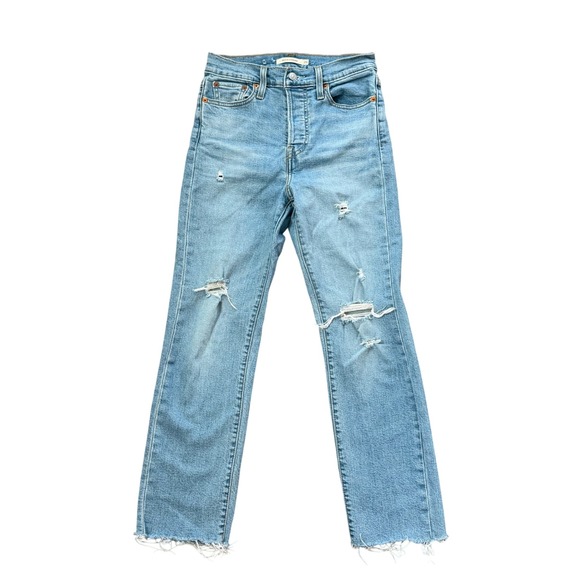 Levi's Denim - Distressed Levi's Wedgie Straight Size 26